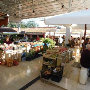 Market and fish market